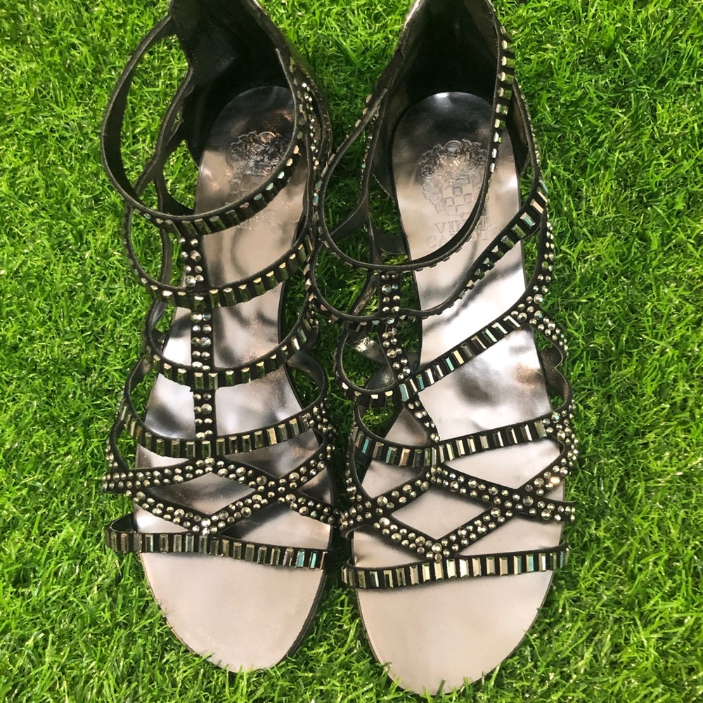 Vince Camuto Gladiator Bling Sandals